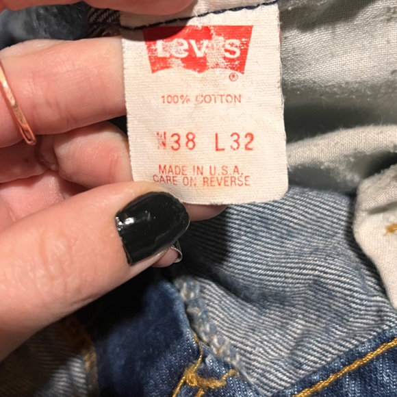 Levis Orange Tab 575 Flare Bell Bottom Jeans 38 (35)X 32 Vintage Great Condition - Picture 7 of 14